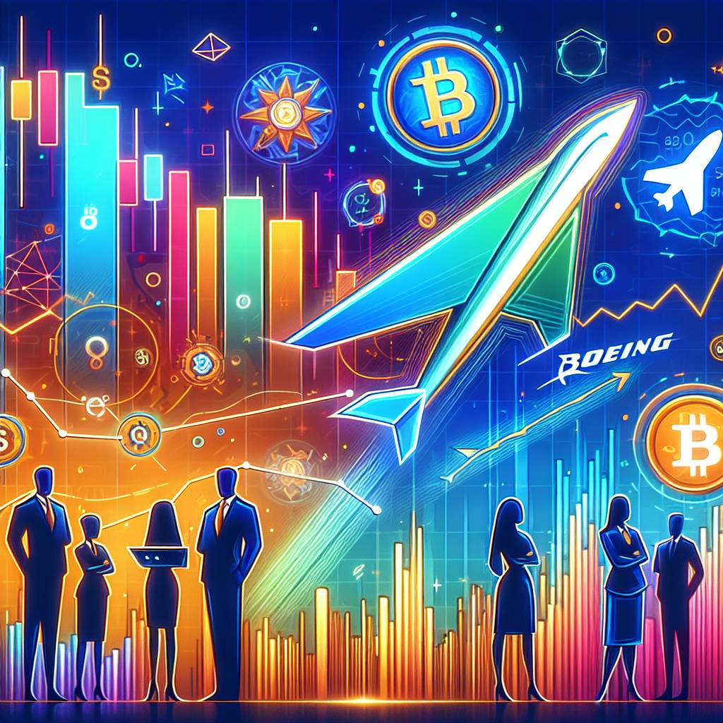How does the Boeing stock chart compare to other digital currency charts?