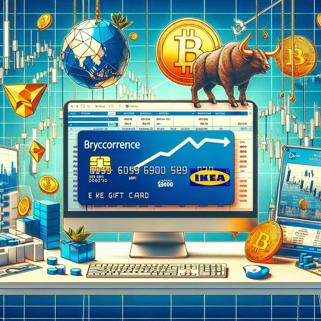 What are the best ways to buy digital currencies online using an IKEA gift card?