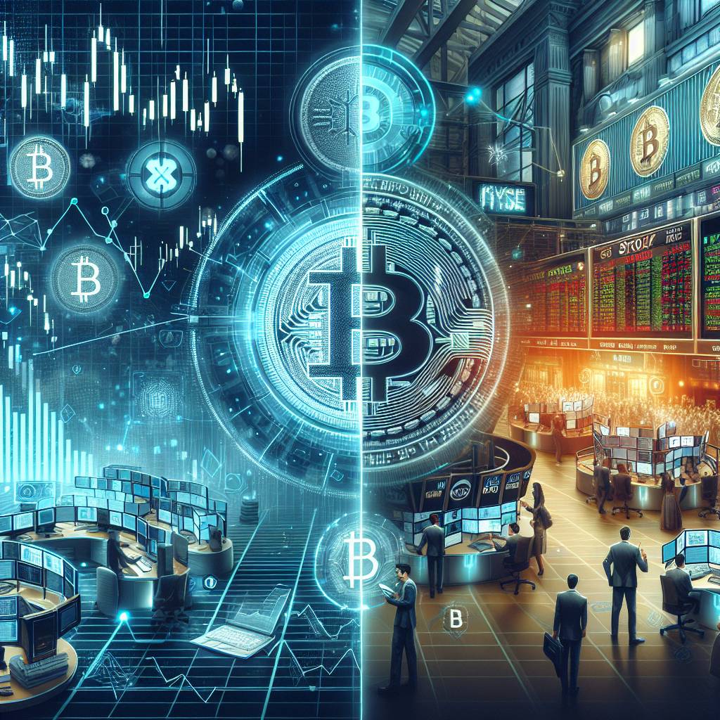 What are the major differences between a stock exchange and a cryptocurrency exchange?