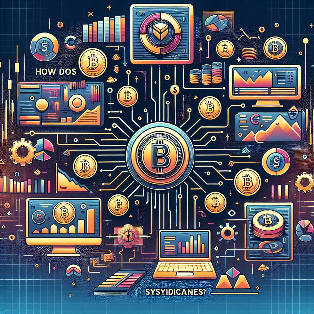 How do syndicated bonds impact the value of cryptocurrencies?