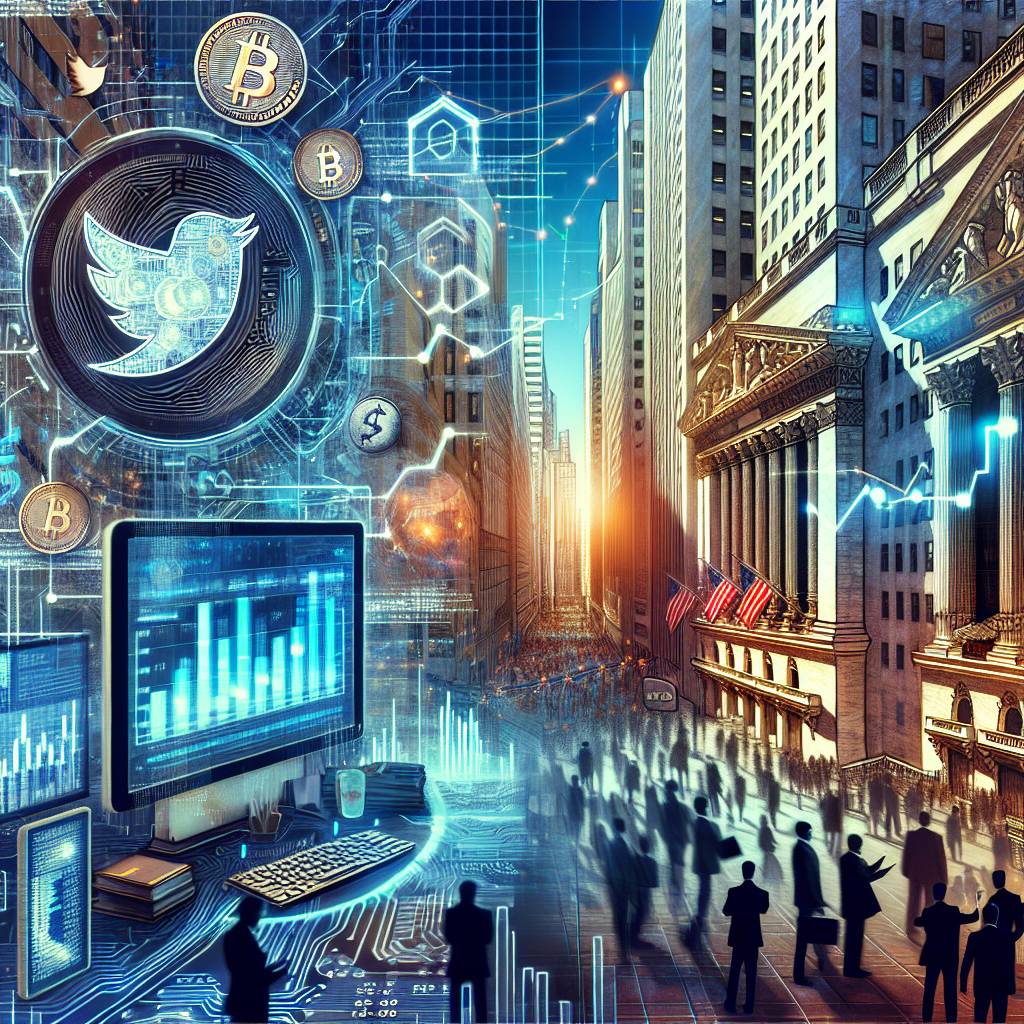 What are the most popular hashtags for discussing cryptocurrencies on Twitter?