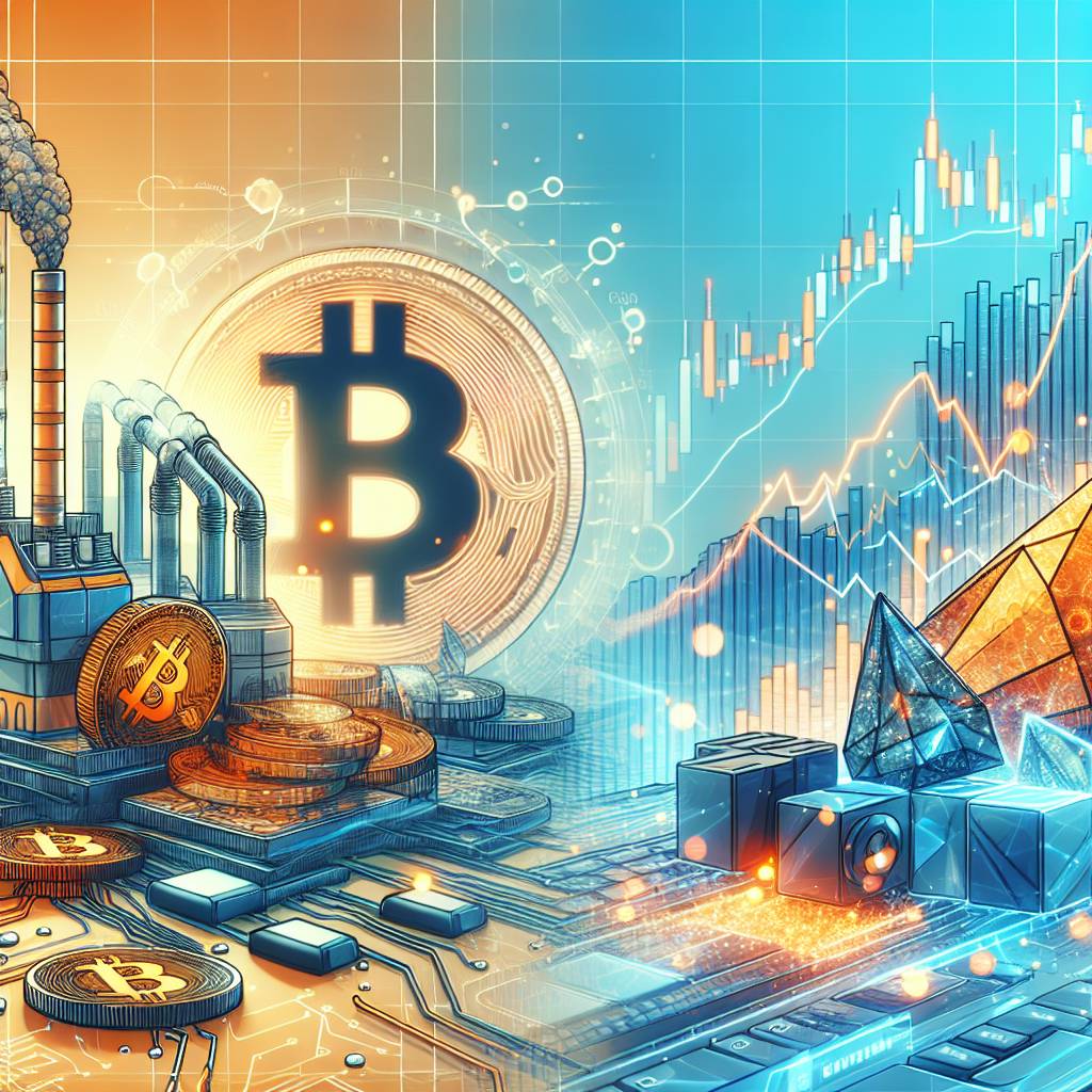 What are the correlations between iron ore prices and cryptocurrency prices?