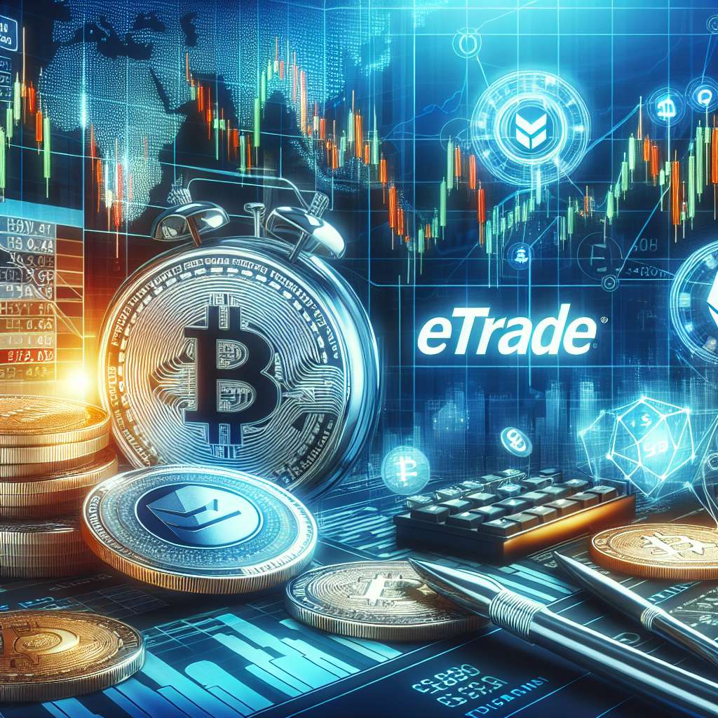How does eTrade's core portfolio compare to other digital currency investment options?