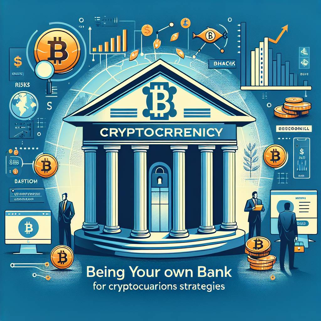 Are there any risks involved in being your own bank for cryptocurrencies and how can you mitigate them?