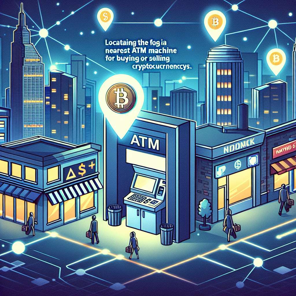 How can I locate the nearest ATM machine for buying or selling cryptocurrencies?