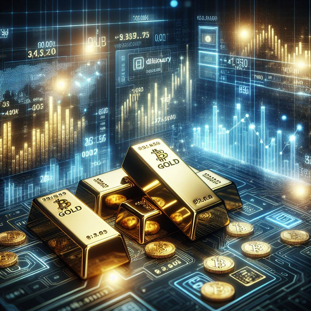 What is the correlation between the price of gold in 2023 and the value of cryptocurrencies?