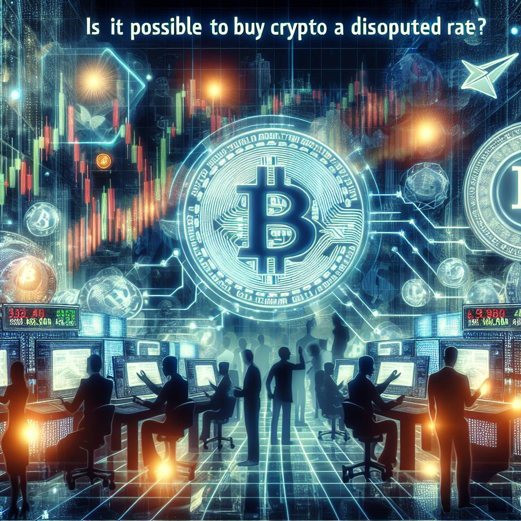 Is it possible to buy crypto at a discounted rate?