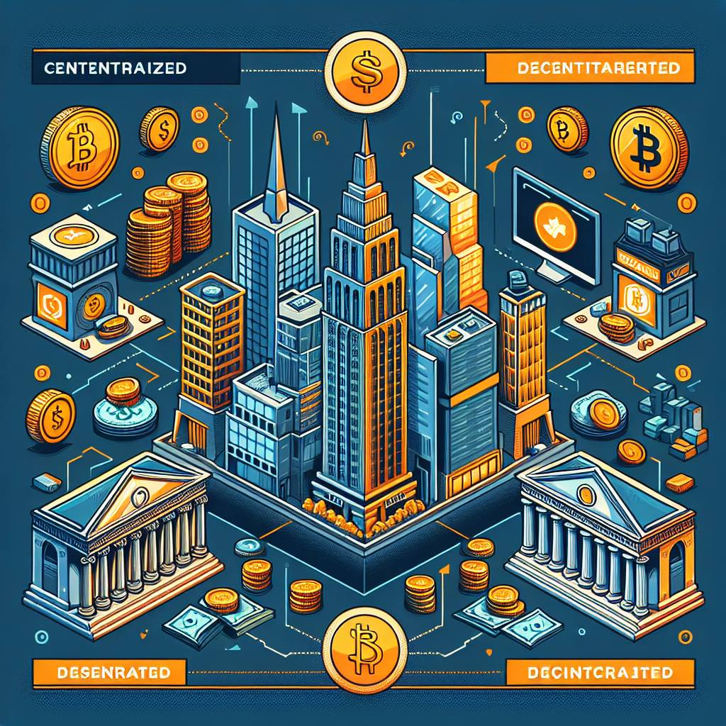 What's the principal difference between centralized and decentralized cryptocurrency exchanges?