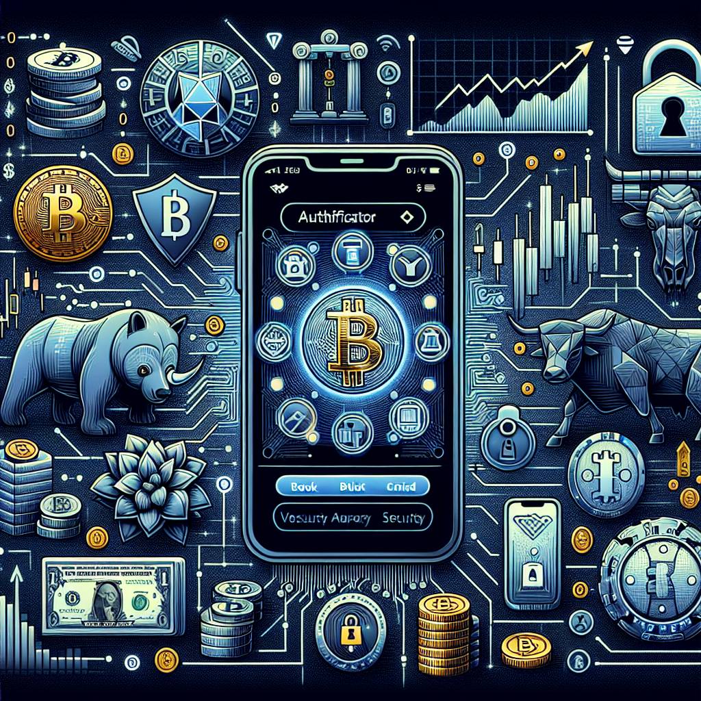 What are the features to look for when choosing an authenticator app for cryptocurrency transactions?