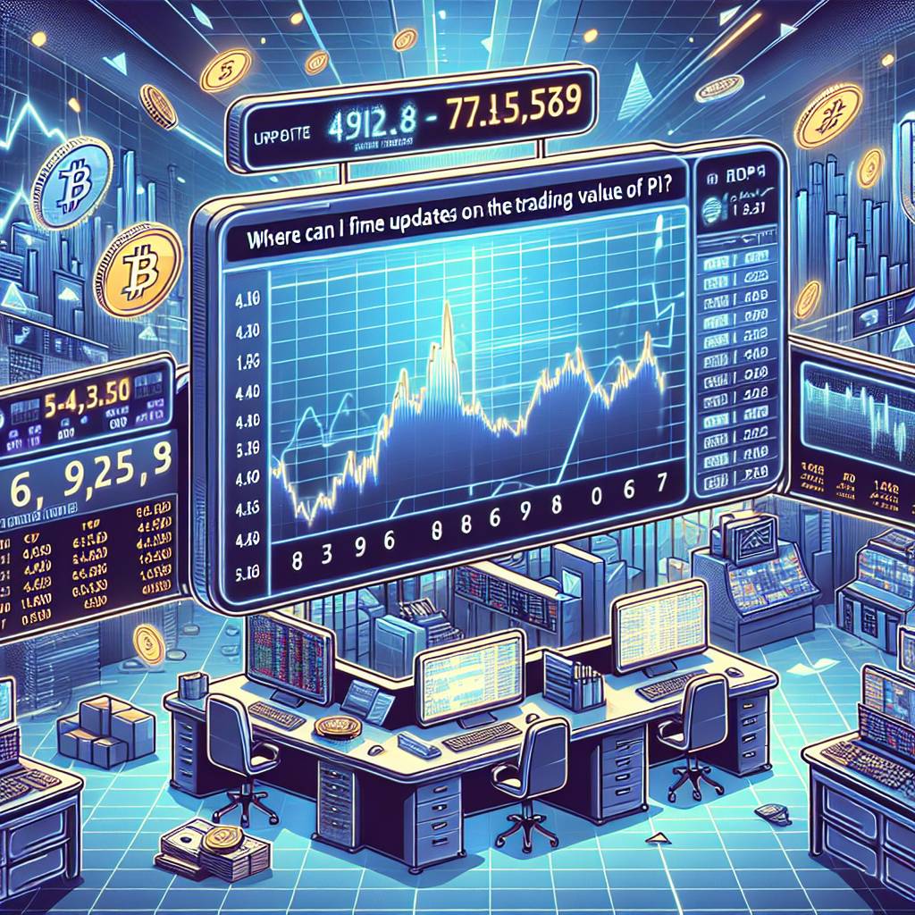 Where can I find real-time updates on the trading value of pi?