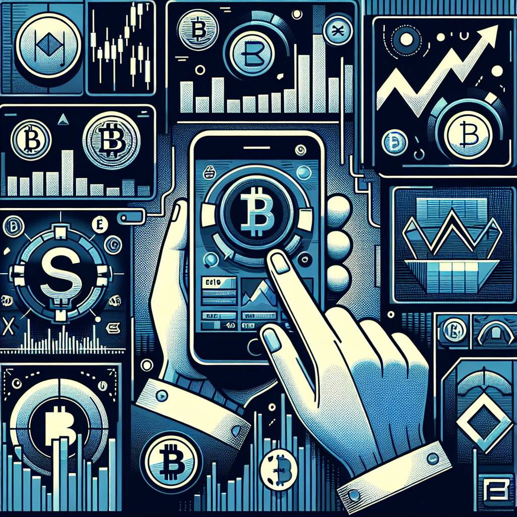 What are the features to look for when choosing a blockchain app for buying and selling cryptocurrencies?