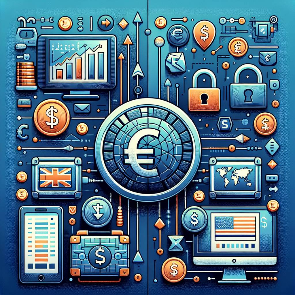 Can you recommend any secure and efficient methods to convert euros to dollars using digital currency?