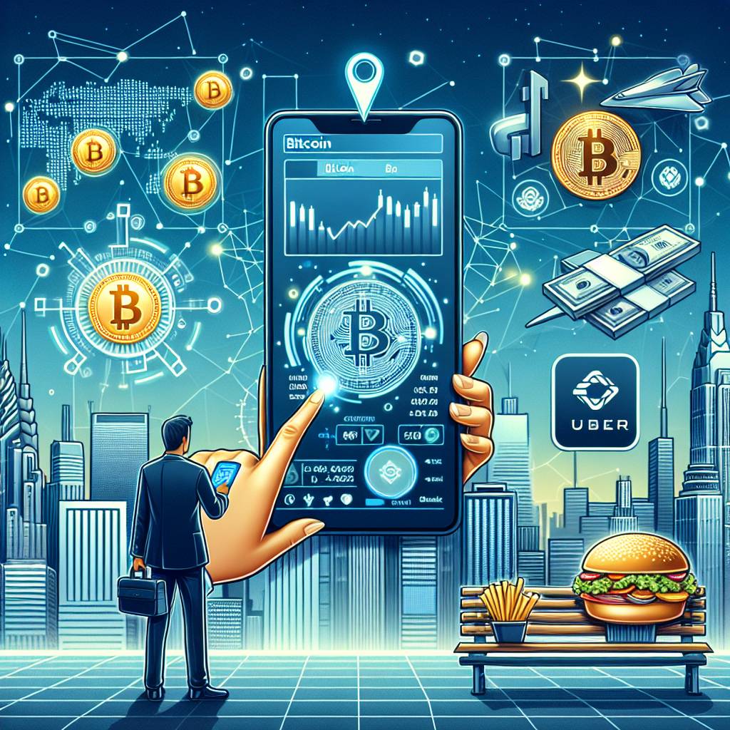 Is it possible to use cryptocurrencies to pay for Uber Eats orders at the door?