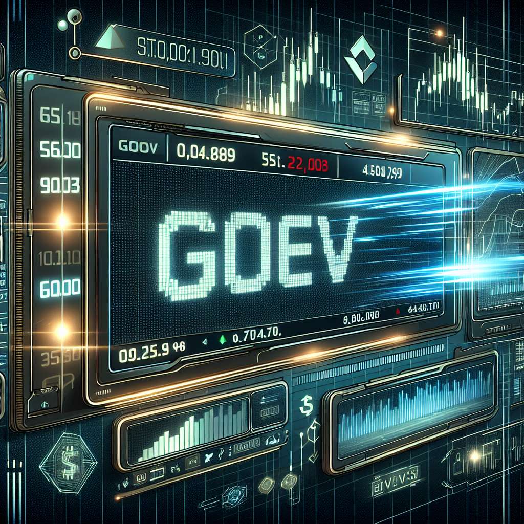 What is the current ticker price for GOEV in the cryptocurrency market?