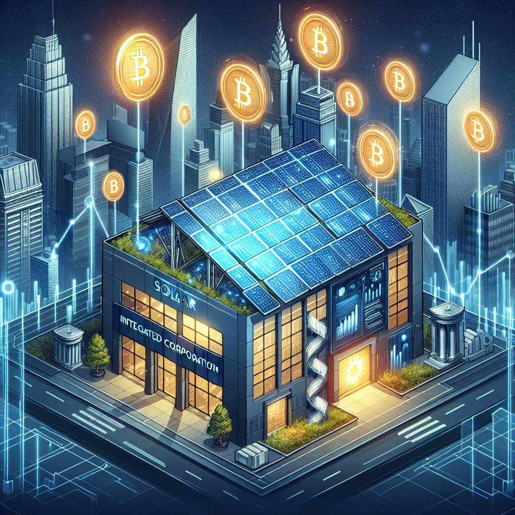 How can solar battery companies benefit from using cryptocurrency?