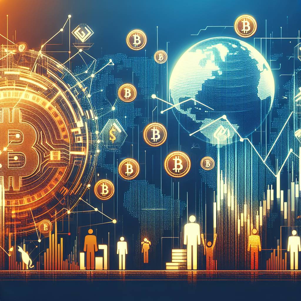 How does financial market volatility affect the price of cryptocurrencies?