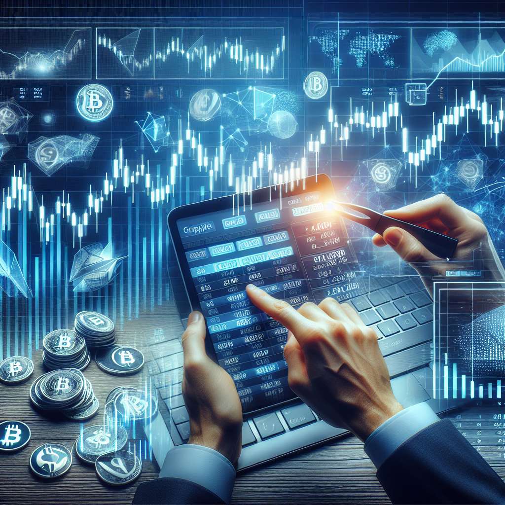 How can I use a blocking chart to analyze cryptocurrency market trends?