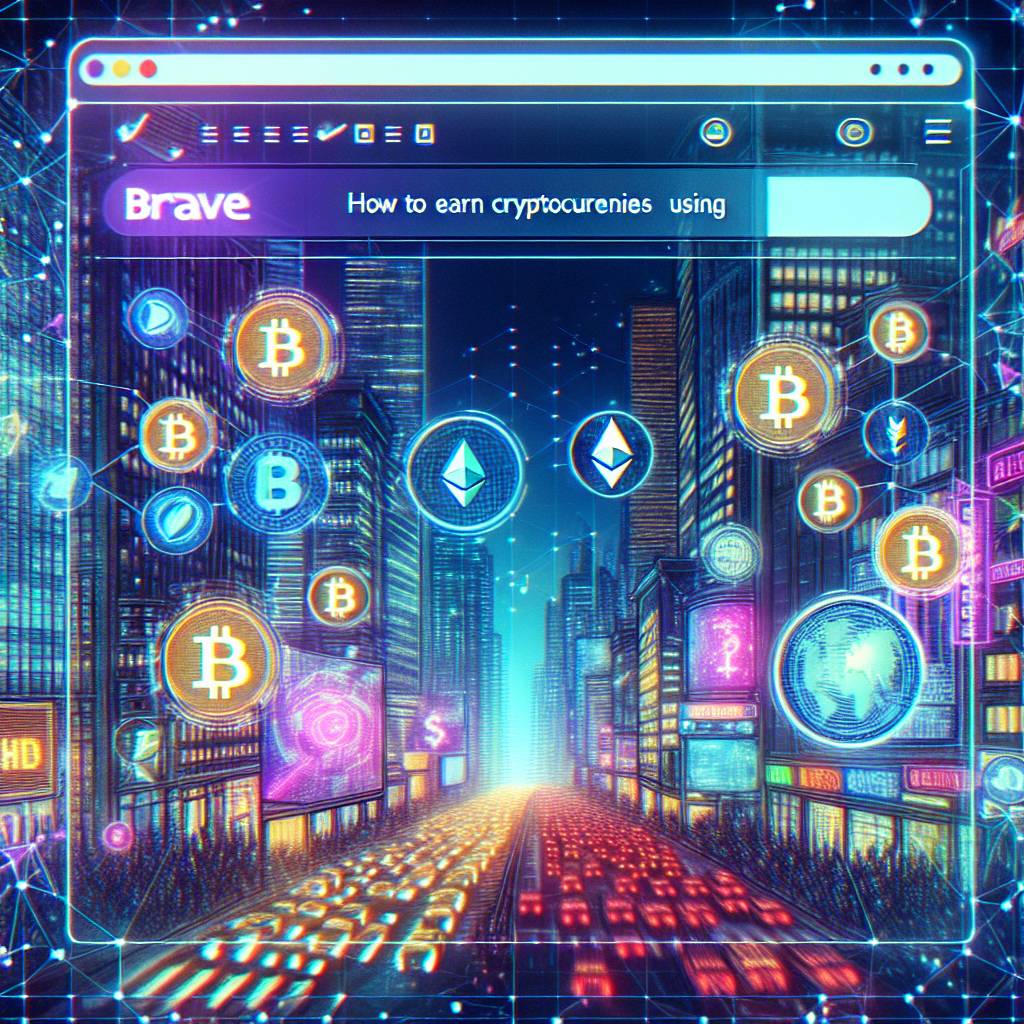 How can I use Brave Internet to earn cryptocurrencies?