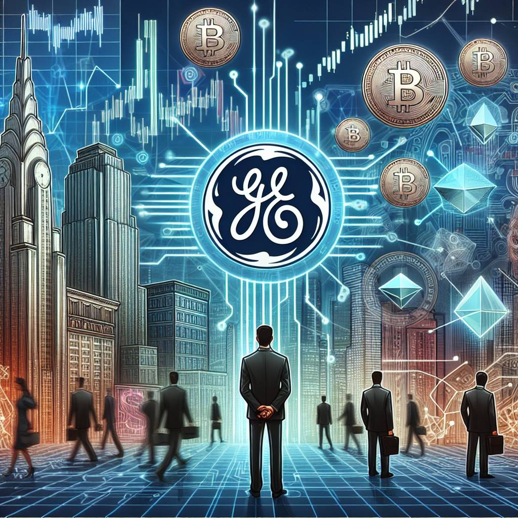 How does GE's stock performance in 2030 compare to the growth of popular cryptocurrencies?