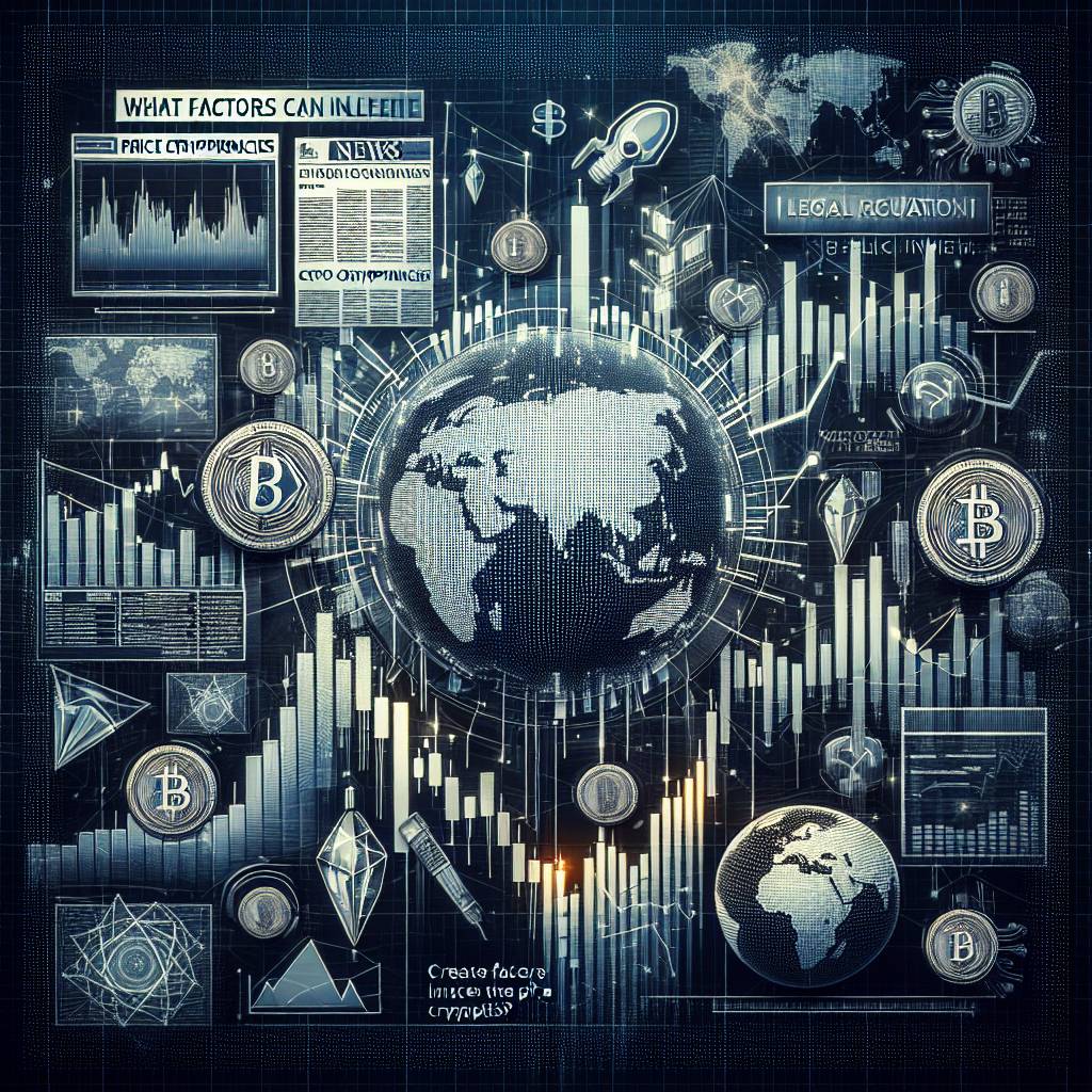 What factors can influence the price graphs of cryptocurrencies?