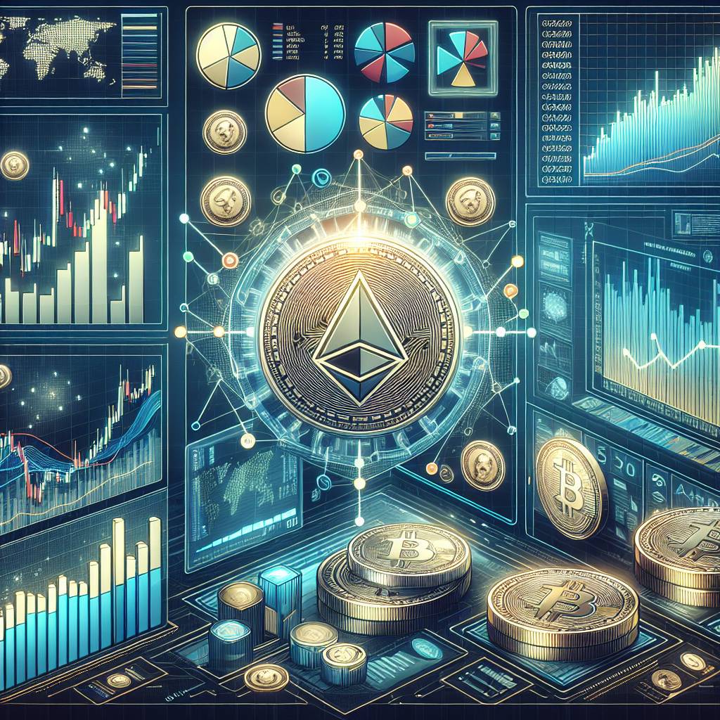 How does regression analysis help predict cryptocurrency trends?