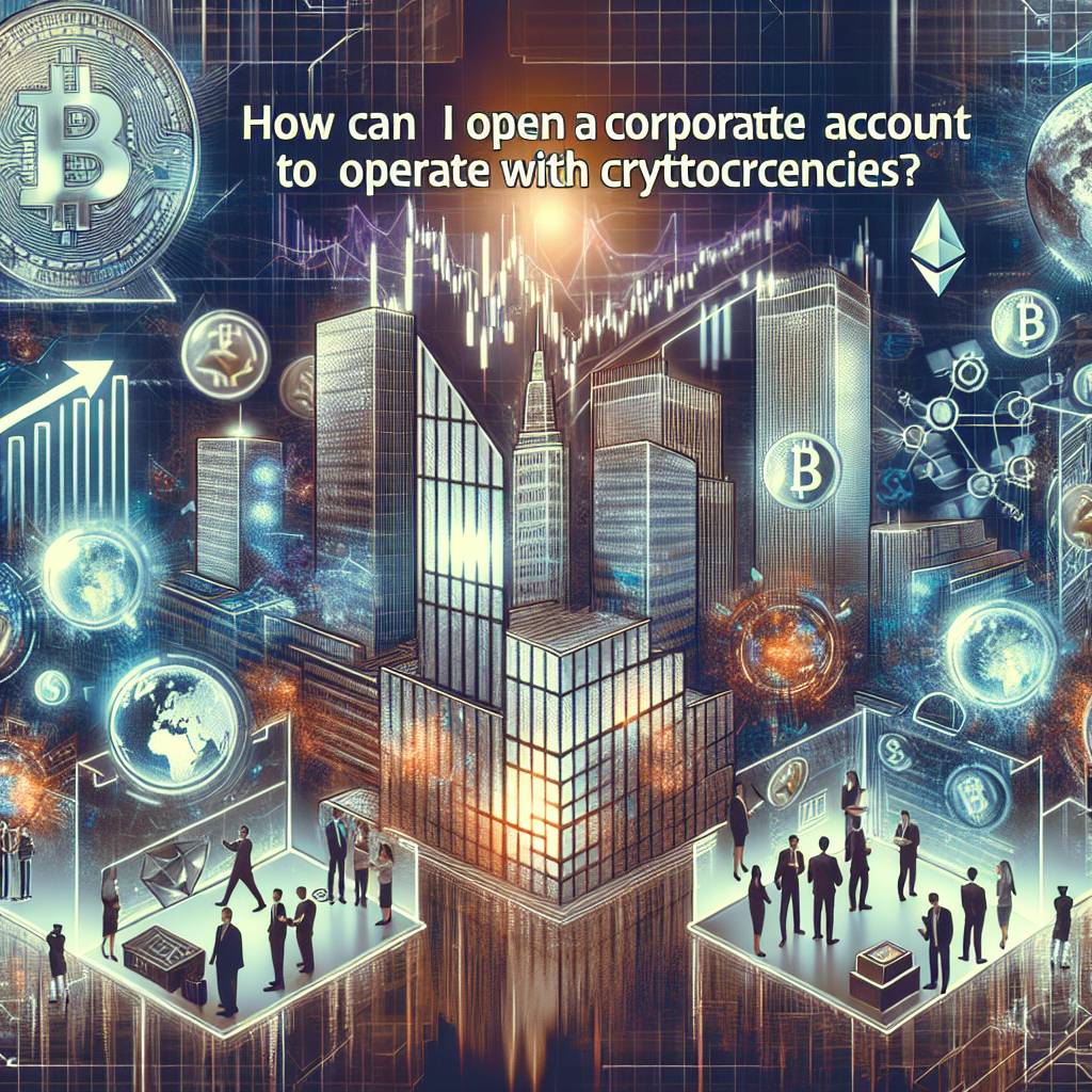 ¿Cómo puedo abrir una cuenta corporativa para operar con criptomonedas?