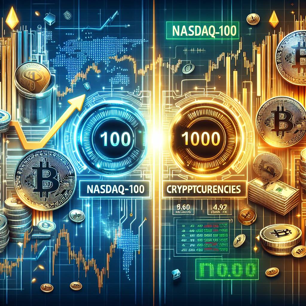 ¿Cuál es la comparación entre el Nasdaq-100 y las criptomonedas?