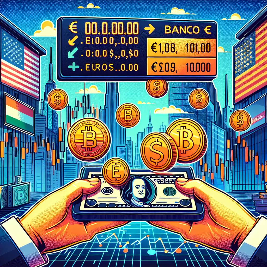 ¿Cuánto dinero en euros recibiré si convierto 100,000 dólares en criptomonedas a euros?