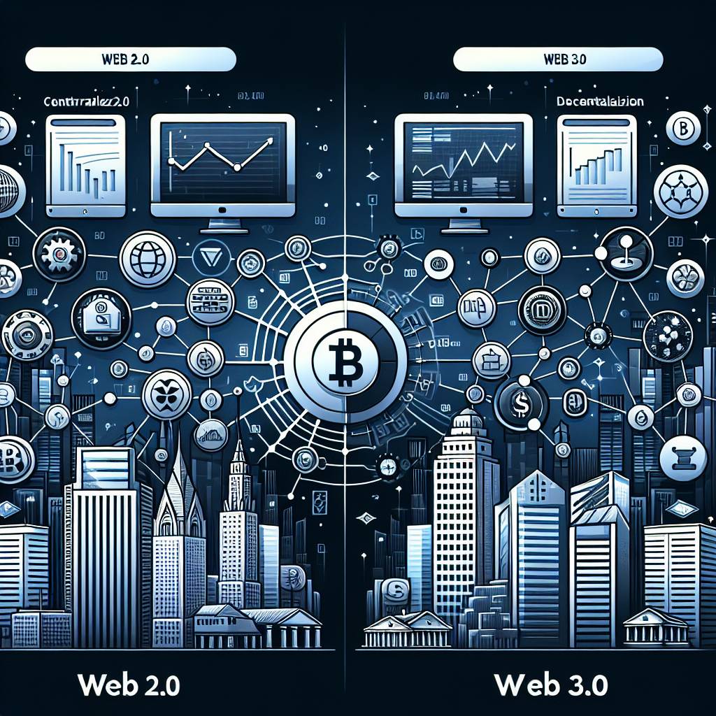 ¿Cuál es la diferencia entre web 2.0 y web 3.0 en el contexto de las criptomonedas?