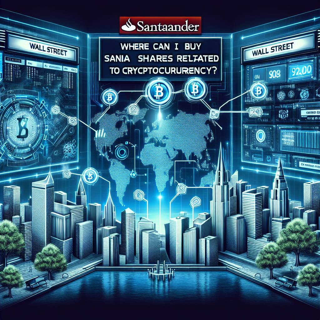 ¿Dónde puedo encontrar información sobre la compra de criptomonedas con acciones Santander en línea?