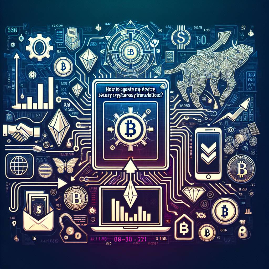 ¿Cómo actualizar mi dispositivo para asegurar mis transacciones de criptomonedas?