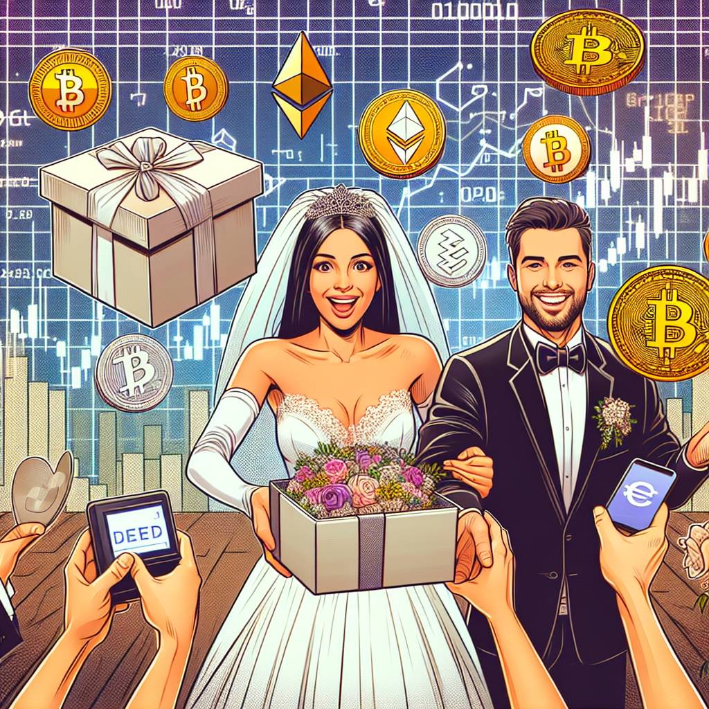 ¿Qué opciones existen para hacer un regalo de dinero en criptomonedas de forma única en una boda?