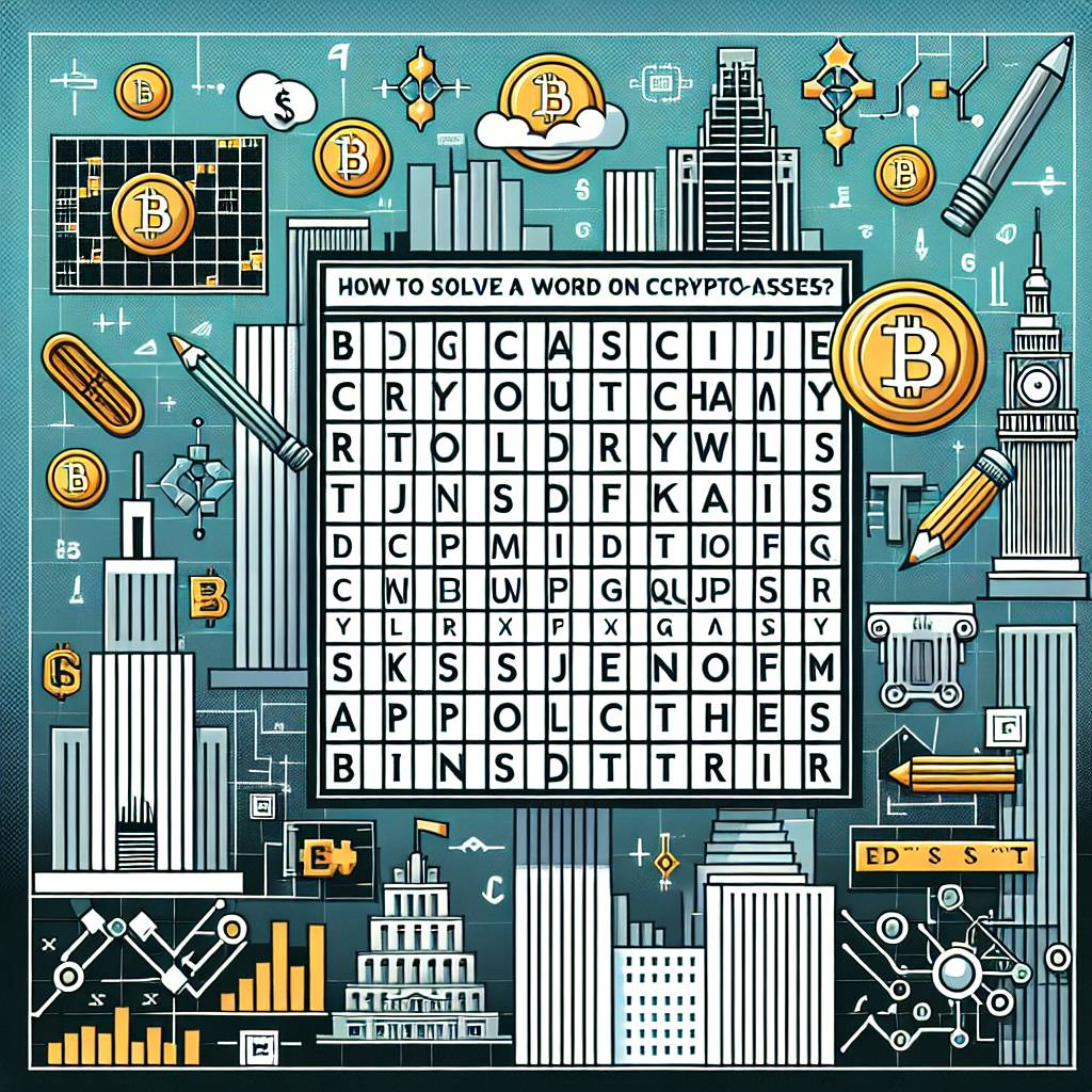 Comment résoudre une grille de mots mêlés sur les crypto-actifs ?