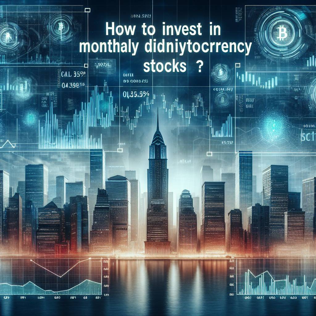 Comment investir dans des actions liées à la cryptomonnaie sur le Dow Jones ?