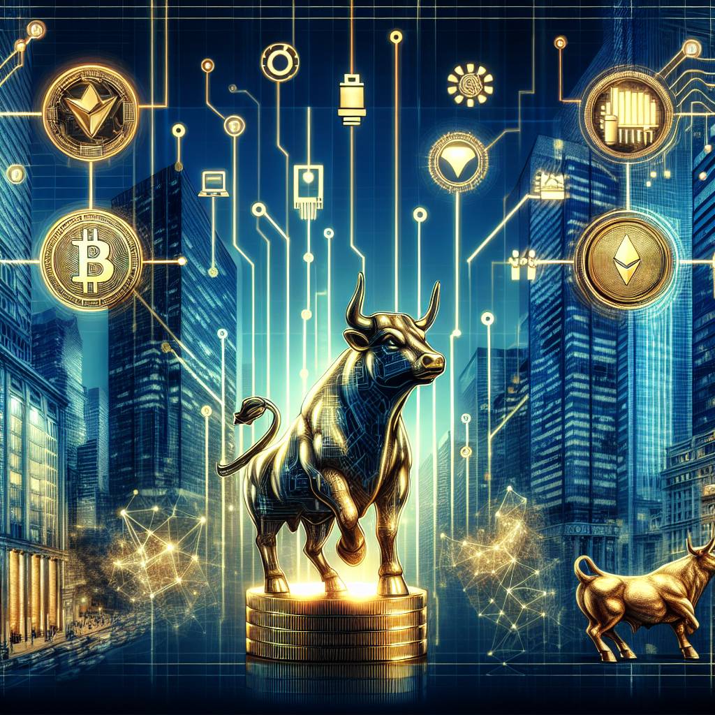 Quels sont les symboles visuels couramment utilisés pour représenter la bourse et l'argent dans le monde des cryptomonnaies?