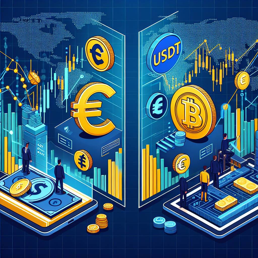 Quelle est la différence entre USDT et l'euro dans le domaine de la cryptomonnaie ?