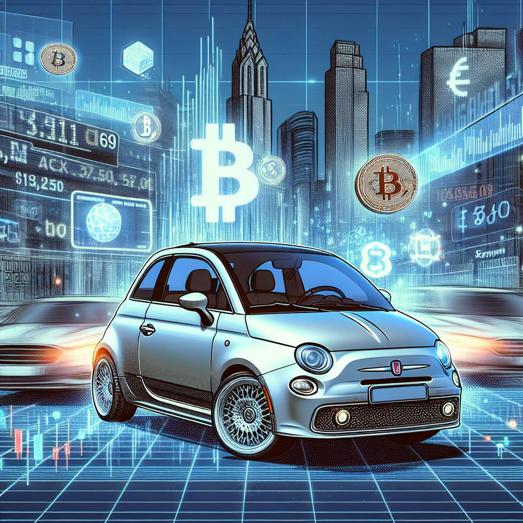 Comment la voiture de pouf Fiat 500 est-elle liée à la cryptomonnaie ?