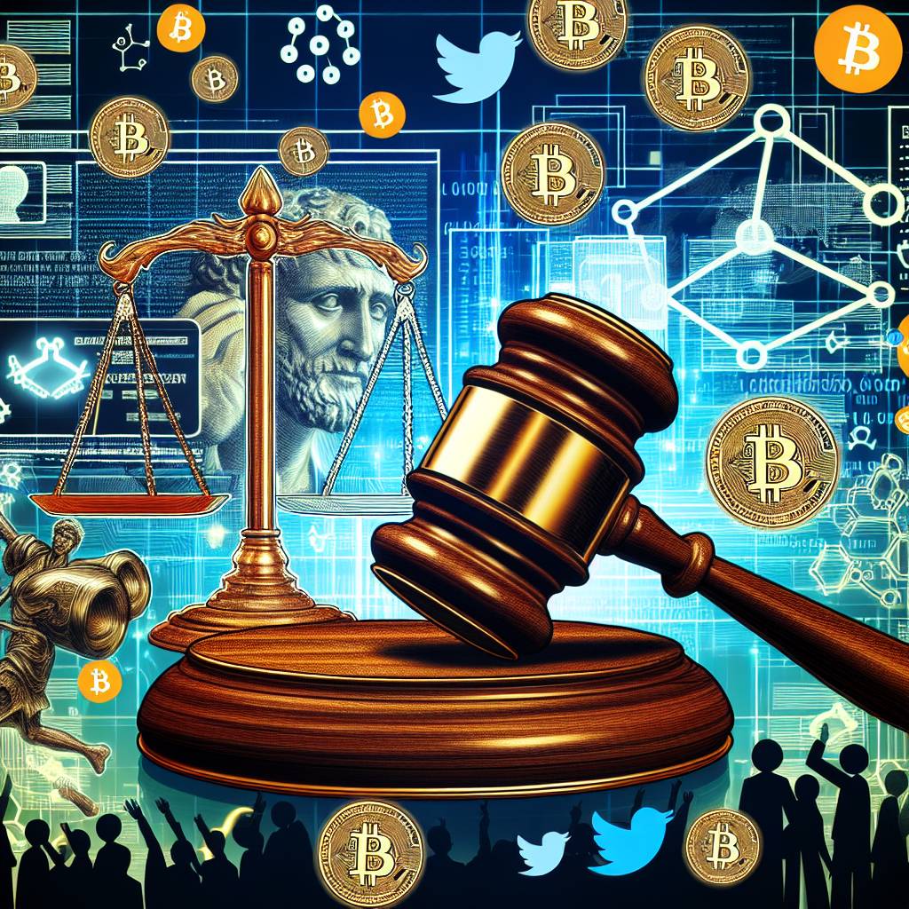 Quels sont les risques juridiques associés à une affaire sur Twitter avec 1 million d'abonnés dans le domaine des cryptomonnaies ?