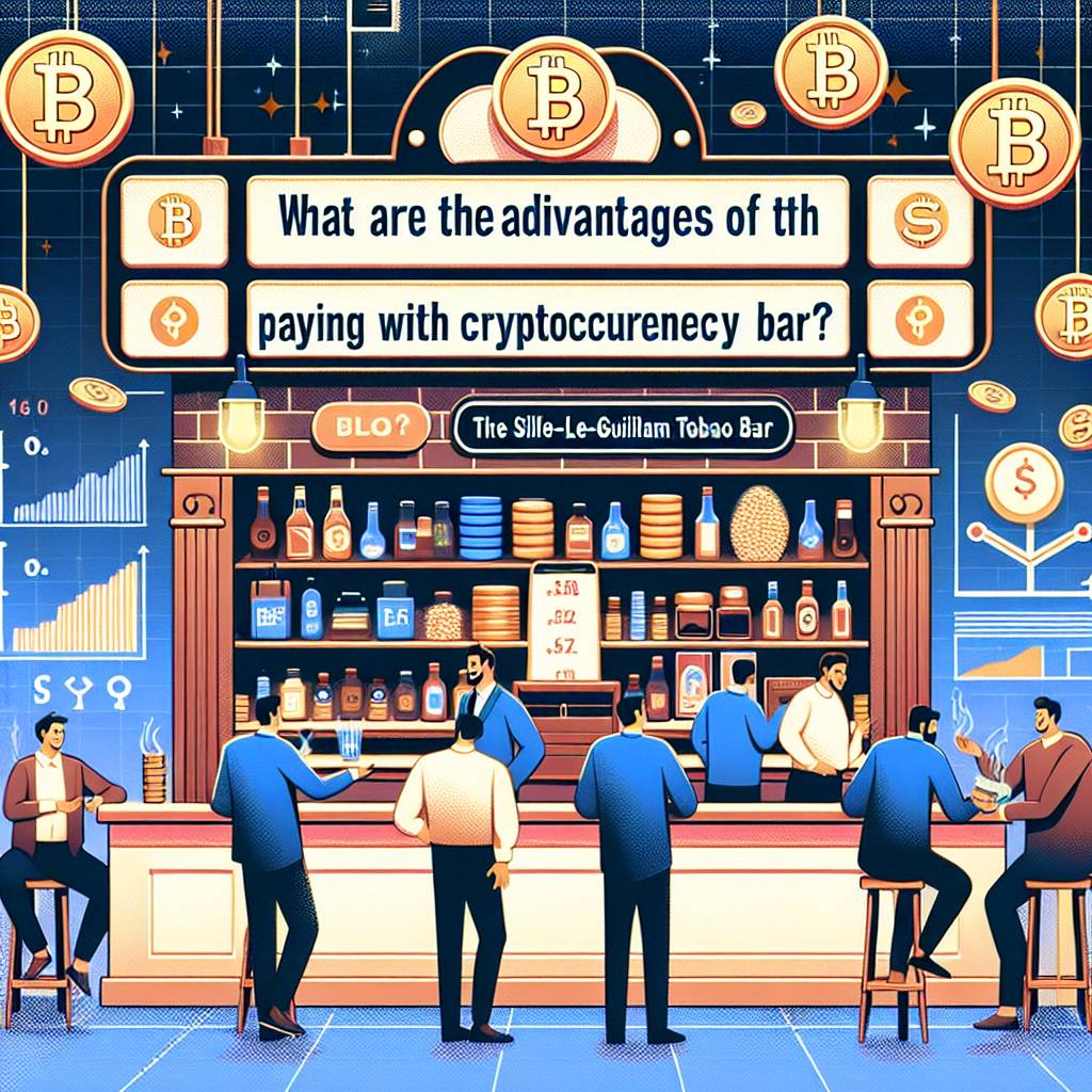 Quels sont les avantages de payer avec des cryptomonnaies au Seven Bar à Lille ?