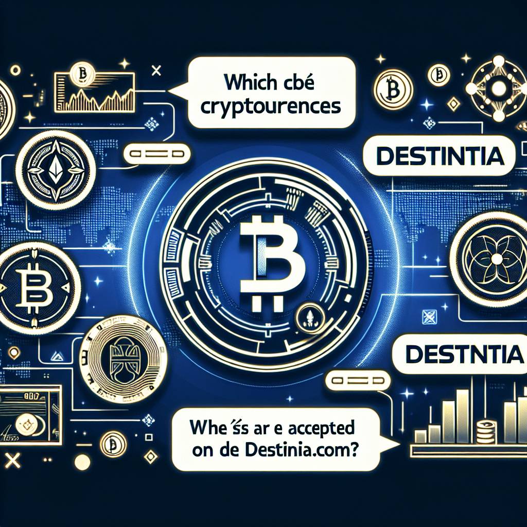 Quelles sont les cryptomonnaies acceptées sur Destinia.com en français?