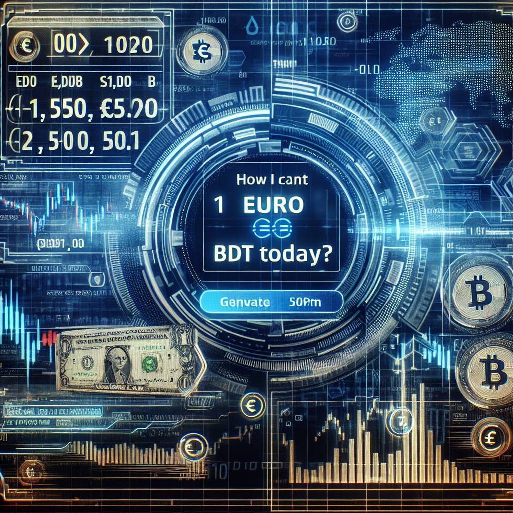 Comment puis-je convertir 1 euro en BDT aujourd'hui ?