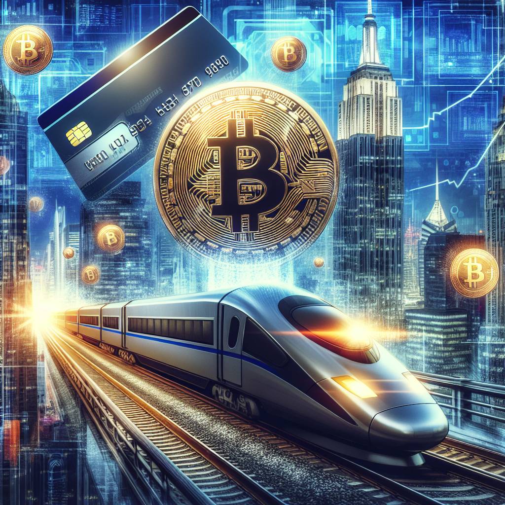 クレジットカードを使って電車のチケットを買う時、仮想通貨での支払いは可能ですか？