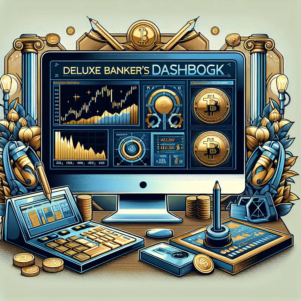 deluxe banker's dashboard能夠提供哪些數字貨幣的實時數據和圖表？