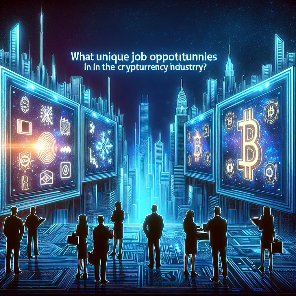 humansa招聘在數字貨幣行業中有哪些獨特的工作機會？