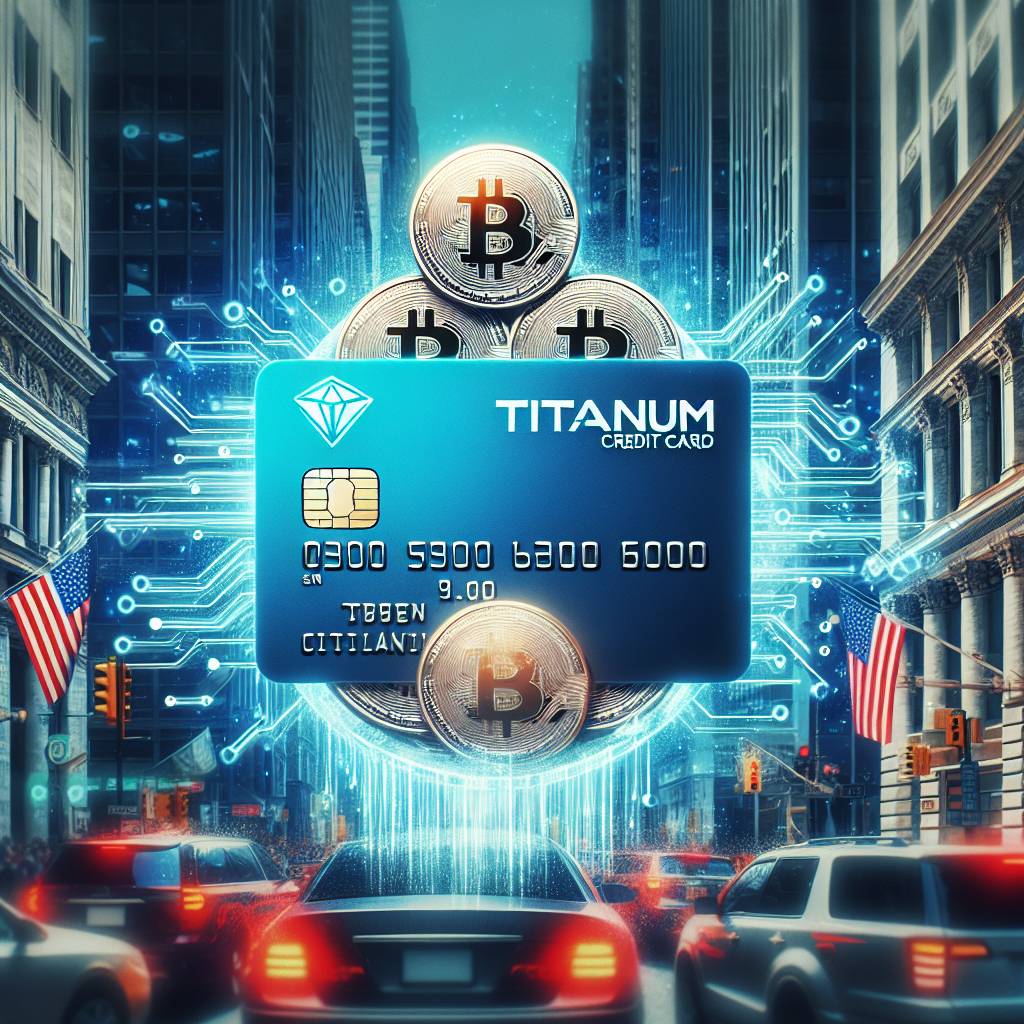 如何使用titanium信用卡進行數字貨幣交易？